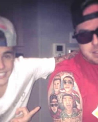 Justin Bieber’s Weed Dealer Gets a Tattoo of the Biebs