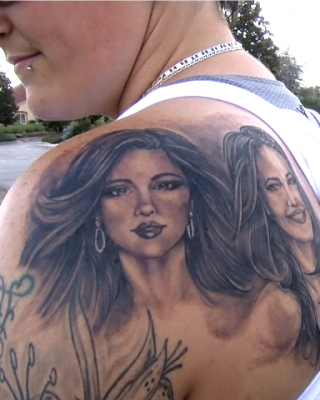 Devoted Woman Gets a Huge Selena Gomez Tattoo to Win Concert Tickets…for Her Sister!