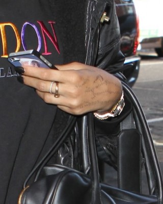 Is Rihanna Planning Yet ANOTHER Hand Tattoo??