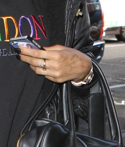 Is Rihanna Planning Yet ANOTHER Hand Tattoo??