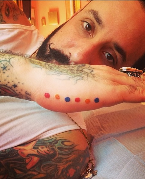 Guess Which Backstreet Boy Rocks a Secret Tattoo Dedicated to “Friends” Show?