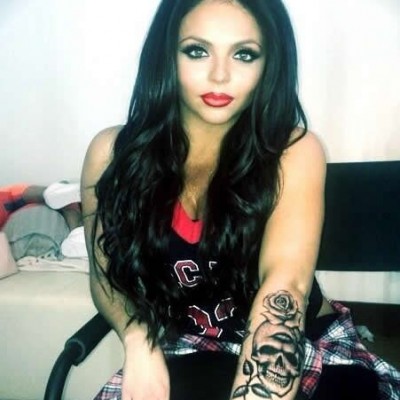 Little Mix’s Jesy Nelson Rocks Awesome New Skull and Rose Arm Tattoo