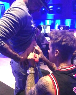 Justin Bieber Immerses Himself in All Aspects of the Tattoo Culture
