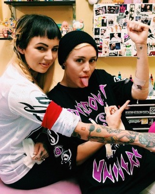 Miley Cyrus Gets Two New Tattoos in Australia, Updates Three Others…