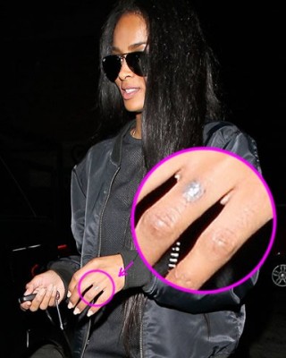 Ciara Removing Initial Finger Tattoo in the Midst of Breakup Rumors