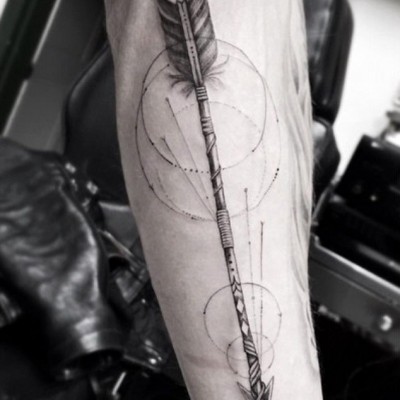 Ryan Phillippe Debuts Intricate New Arrow Tattoo on His Forearm