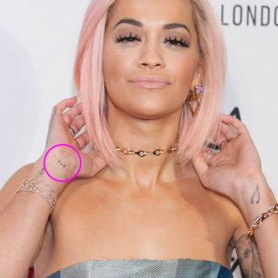 We Finally Caught a Glimpse of Rita Ora’s Japanese Symbols Wrist Tattoo!