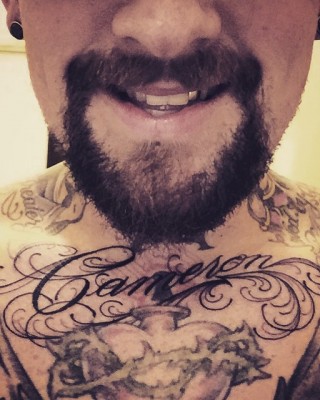 Benji Madden Honors New Wife, Cameron Diaz, With Huge Chest Tattoo