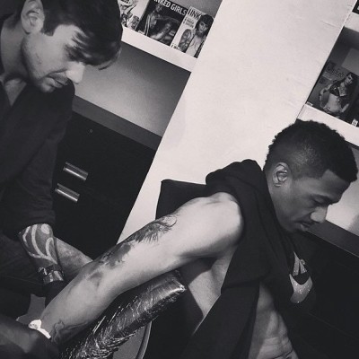 Nick Cannon Gets Yet Another Big Tattoo Following Mariah Carey Split