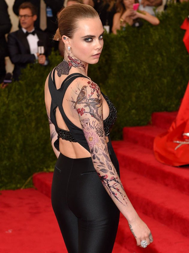 Were Any of Cara Delevingne’s Intricate Met Gala Tattoos the Real Deal?