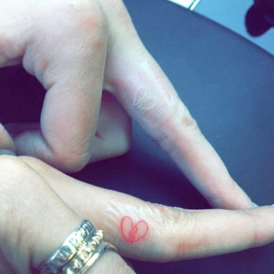 Kendall Jenner Gets Matching Broken Heart Tattoo with Hailey Baldwin