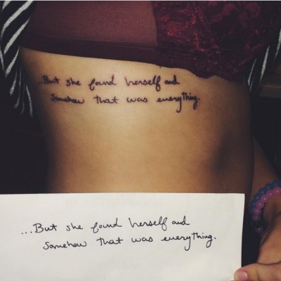 Taylor Swift Designs Inspirational Tattoo for Die-Hard Fan