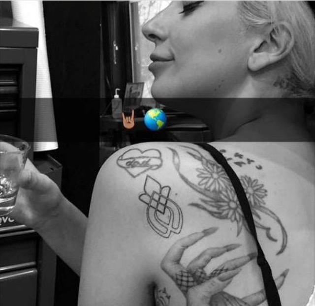 Check Out Lady Gaga’s Inspirational New Unity Tattoo