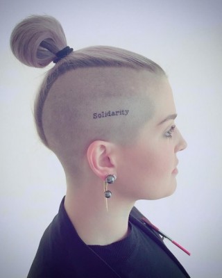 Kelly Osbourne’s “Solidarity” Head Tattoo a Tribute to Orlando Shooting Victims