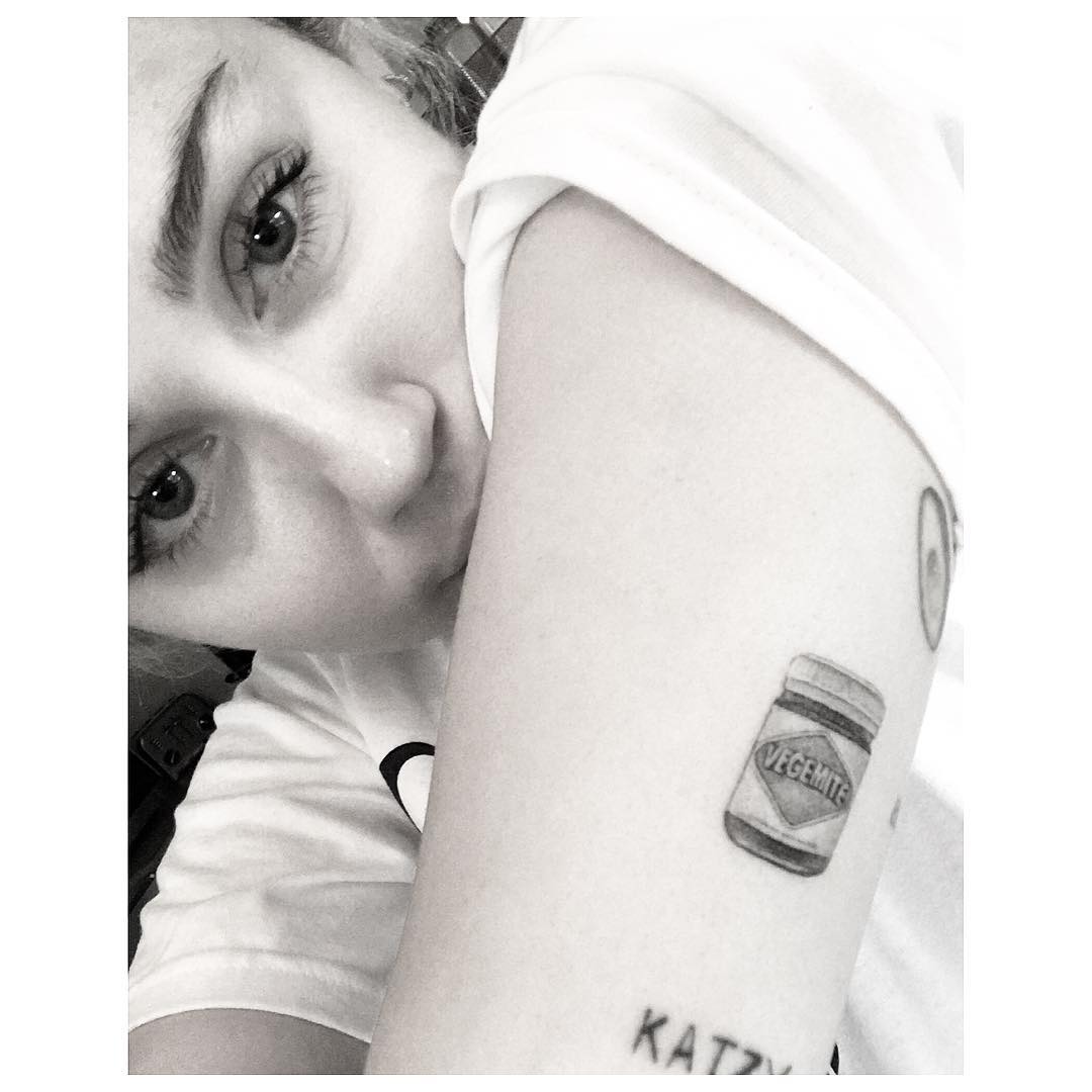 Check Out Miley Cyrus’ New Vegemite Tattoo for Liam Hemsworth!