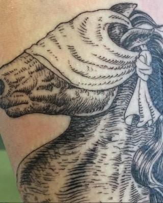 Iggy Azalea Debuts Blindfolded Horse Tattoo on Instagram