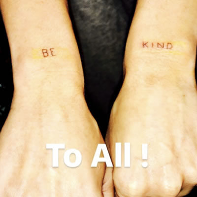 Miley Cyrus’ New Tattoo Reminds Us All to “Be Kind”